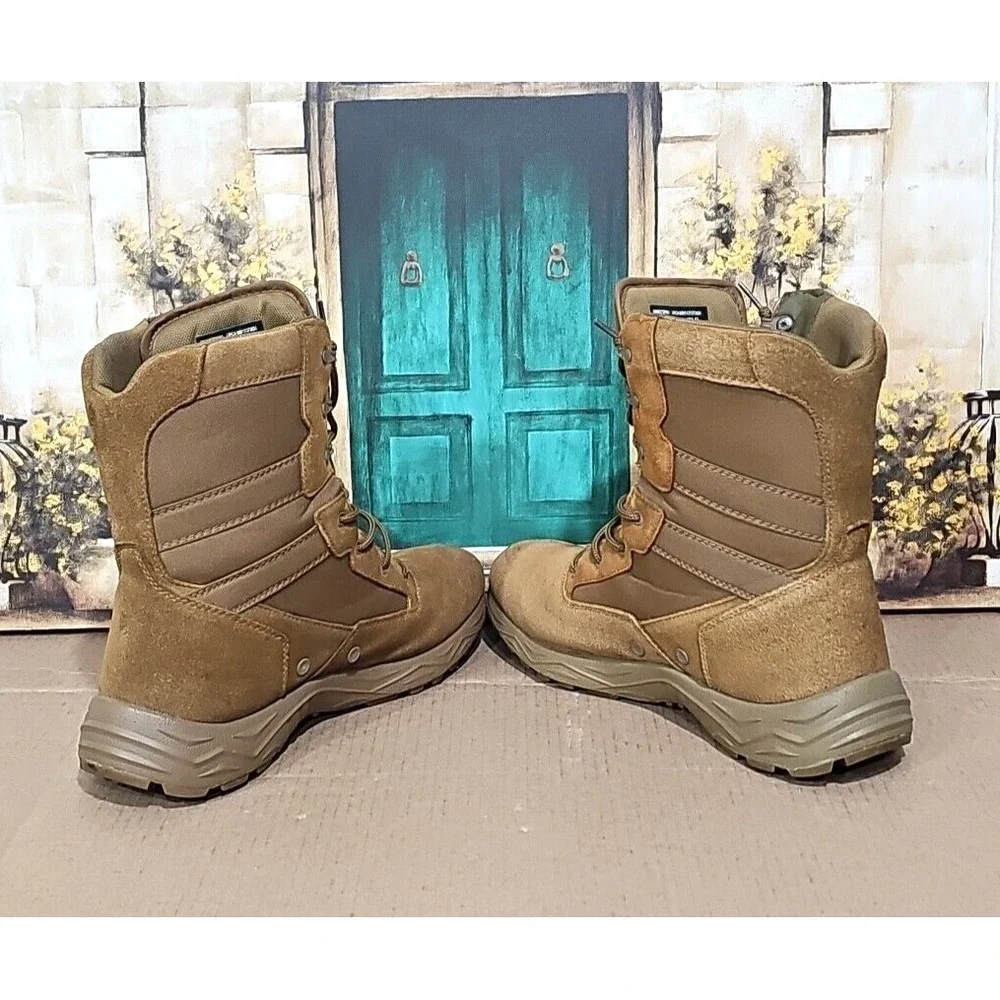 Interceptor Combat Boots Suede Mens 12 Tan Brown Coyote Tactical Hiking Adult